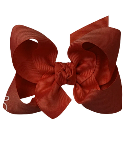 New Rust Grosgrain Bow