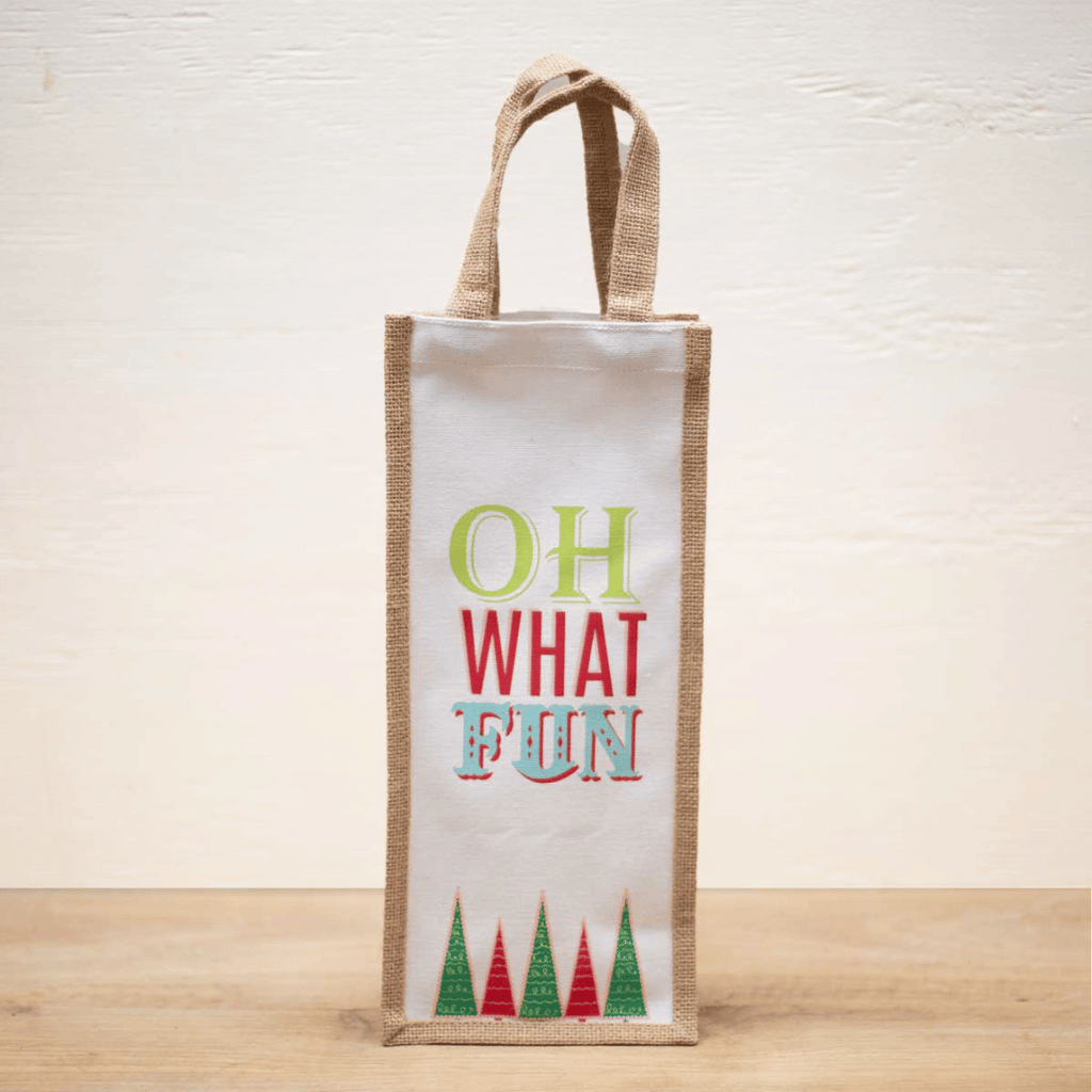 Oh What Fun Wine Bag