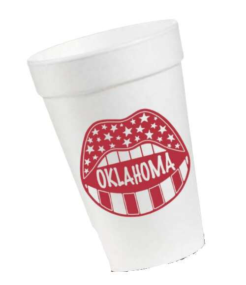 Oklahoma Smile in Styrofoam Cups