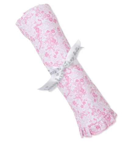 Kissy Old English Roses Pink Blanket