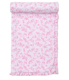 Kissy Old English Roses Pink Blanket