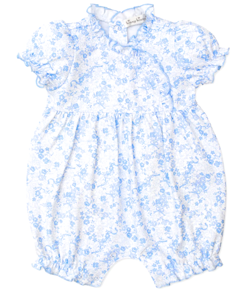 Kissy Old English Blue Roses Playsuit
