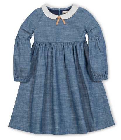 Organic Chambray Empire Dress