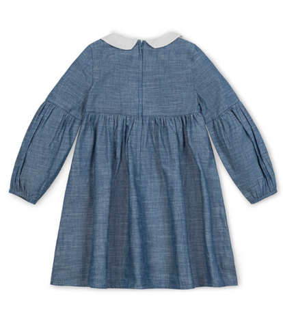 Organic Chambray Empire Dress