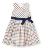 Organic Stretch Poplin Sash Dress