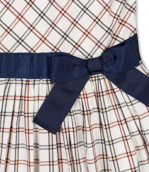 Organic Stretch Poplin Sash Dress