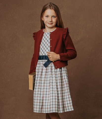 Organic Stretch Poplin Sash Dress