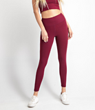 Plus Butter Leggings with Triangular Side Pockets - Multiple Colors
