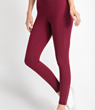 Plus Butter Leggings with Triangular Side Pockets - Multiple Colors