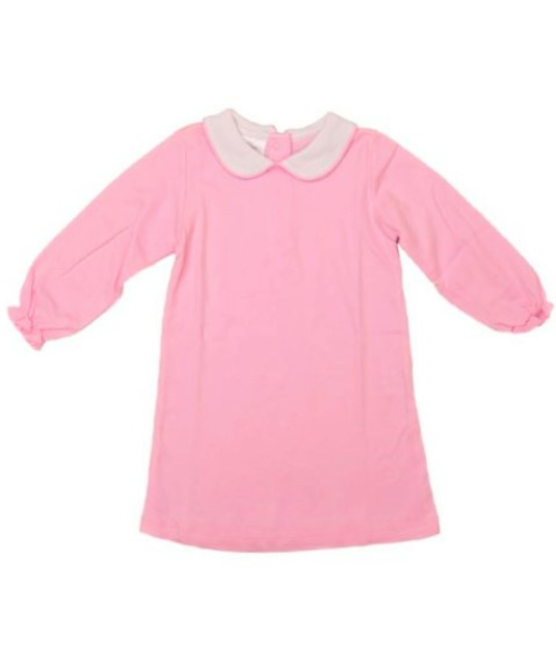 Bambinos Paris Play Dress - LS Light Pink