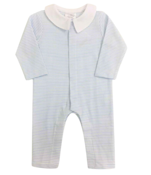 Bambinos Parker Playsuit - Blue Stripe – Curated Boutique
