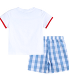 Patriotic Boys Shorts Set