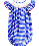 Patriotic Smocked Flutter Bubble