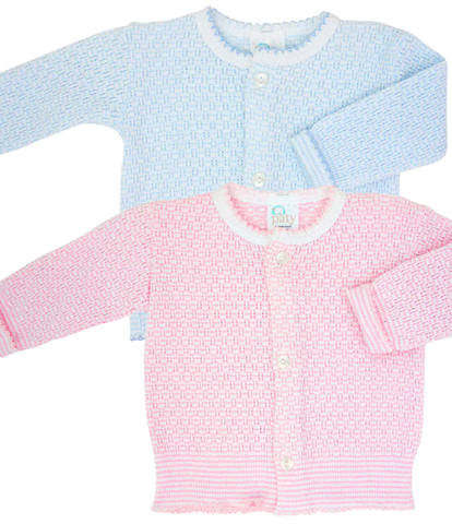 Paty Solid Color Baby Cardigan