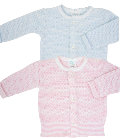 Paty Solid Color Baby Cardigan