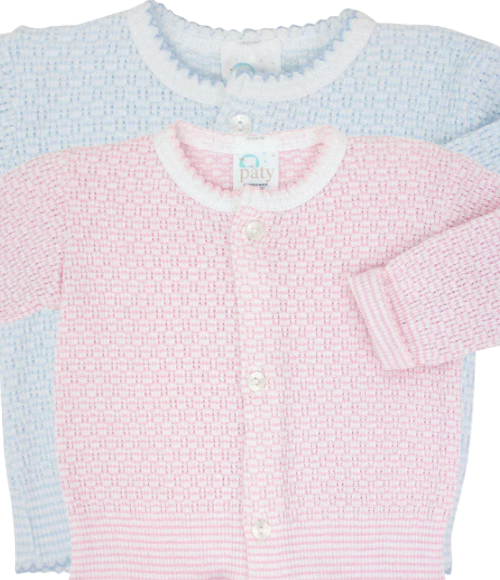 Paty Solid Color Baby Cardigan