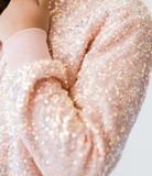 Peach Sequin Jacket