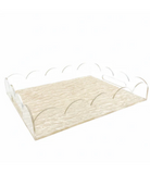 Scalloped Acrylic Tray - more colors