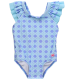 Periwinkle Bow V-Back Toddler Swimsuit