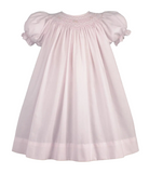 Bishop Smocked Dress with Pearls