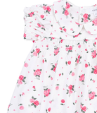Pink Rosettes Smocked Dress