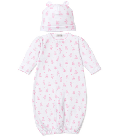 Kissy Teddy Bears Pink Convertible Gown Set