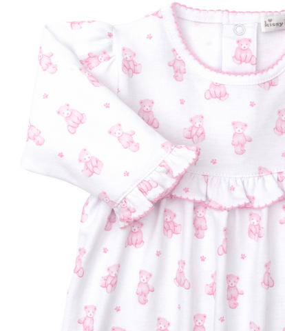 Kissy Teddy Bear Time Pink Playsuit