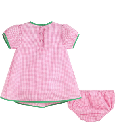 Pink Watermelon Dress & Bloomer Set