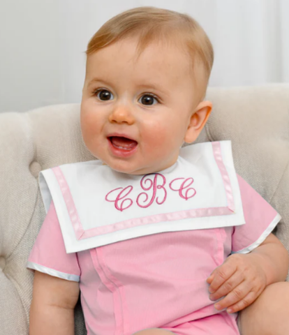 Pink Baby Girl Bubble Romper