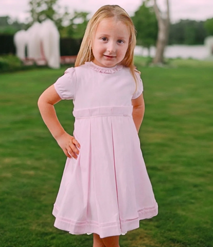 Pink Classy Pique Baby Girl Dress