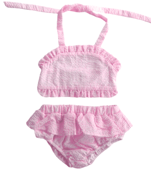 Seersucker 2pc Swimsuits