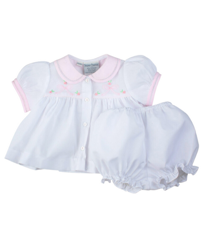 Bow Smocked Bubble, Preemie