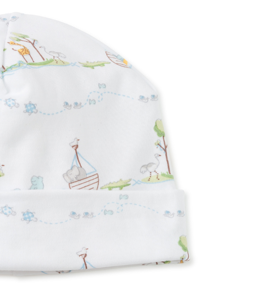 Kissy Preemie Noah's Print Footie & Hat