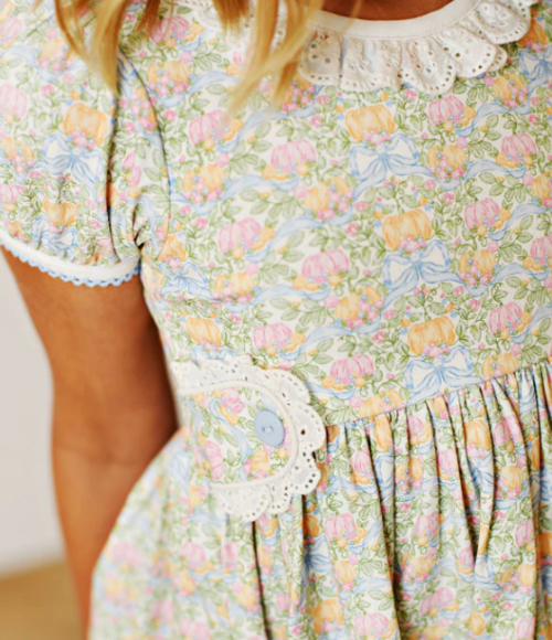 Pumpkin Harvest Gwen Tab Dress