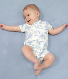Toile Puppy Polo Romper