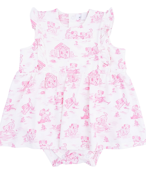 Pink Puppy Toile Bodysuit Dress