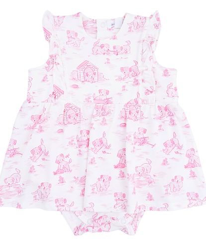 Pink Puppy Toile Bodysuit Dress