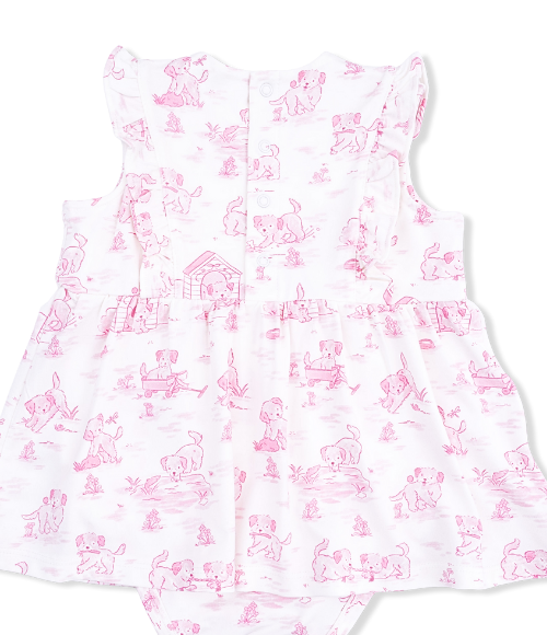 Pink Puppy Toile Bodysuit Dress