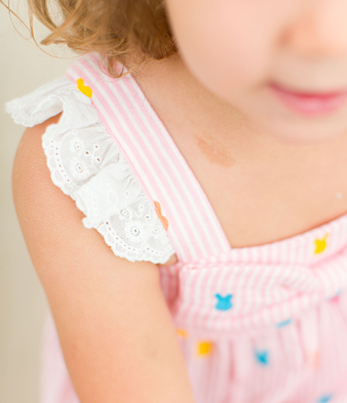 Pink Bunny Stripe Dress