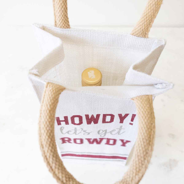 Rowdy Wine Bag