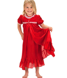 Traditional Red SS Peignoir Set