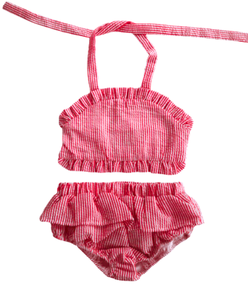 Seersucker 2pc Swimsuits