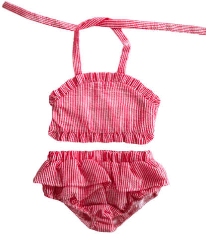 Seersucker 2pc Swimsuits