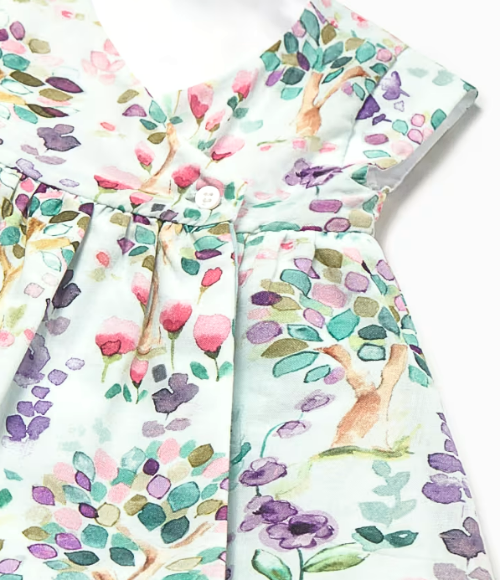 Spring Floral Reversible Dress