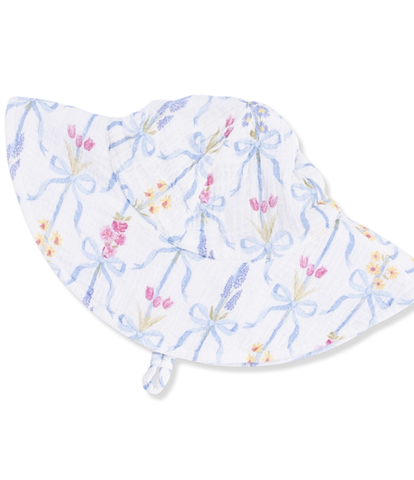Ribbon Bouquets Wide Brim Sun Hat