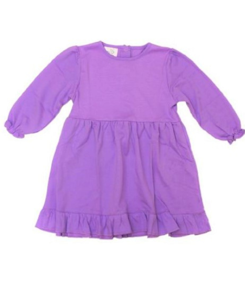 Bambinos Riviera Ruffle Dress - Long Sleeve