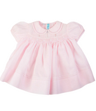 Rosebud Detail Smocked Dress, Newborn