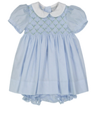 Rosebud Diamond Smocked Dress, 3M-4T