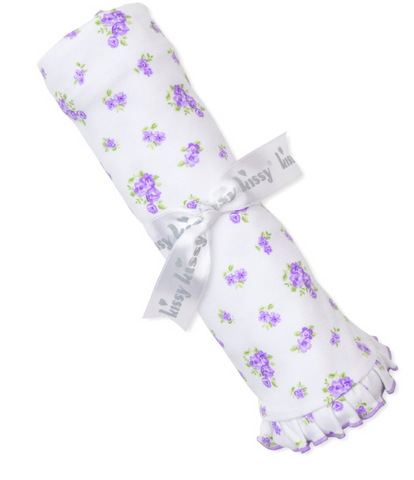Kissy Lilac Roses & Blooms Blanket
