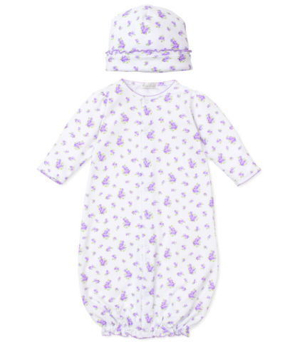 Kissy Roses & Blooms Lilac Converter & Hat Set